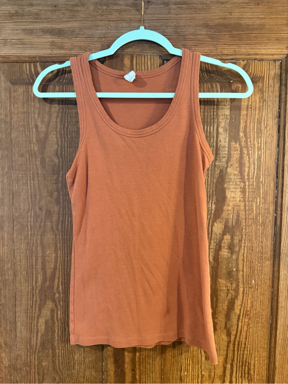 kate quinn Rust Scoop Tank Top